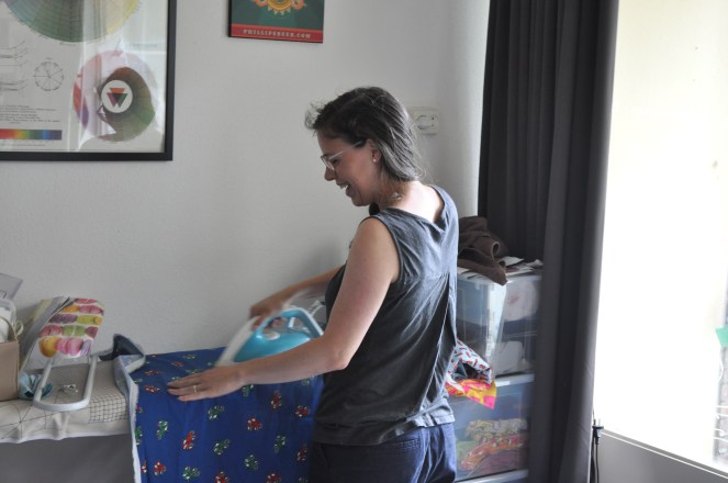 My sewing room looks exceptionally tidy in this photo. A highly irregular situation!